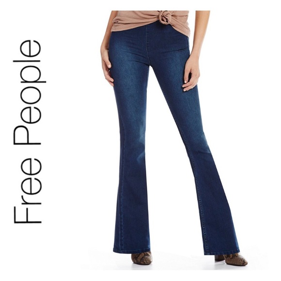 Free People Denim - 🐞Free People pull on flare leg denim jean size 25